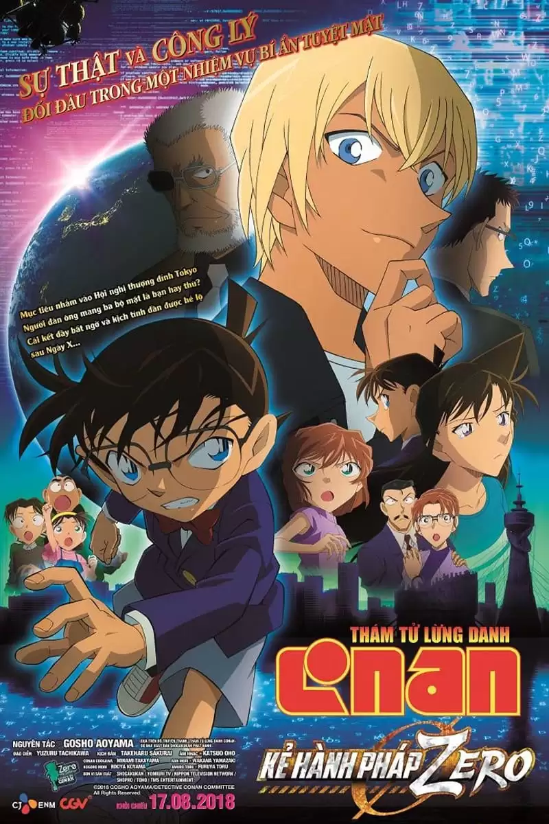 Thám Tử Lừng Danh Conan 22: Kẻ Hành Pháp Zero | Case Closed: Zero the Enforcer (2018) Thám Tử Lừng Danh Conan 22: Kẻ Hành Pháp Zero | Case Closed: Zero the Enforcer (2018)